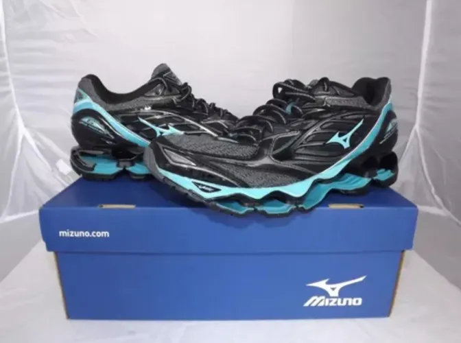 Tênis Mizuno Wave Prophecy 6 -  Azul - Novo