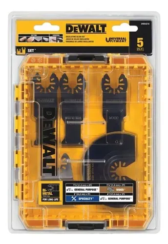 Kit de acessórios oscilantes de 5 peças Dewalt Dwa4216 - 