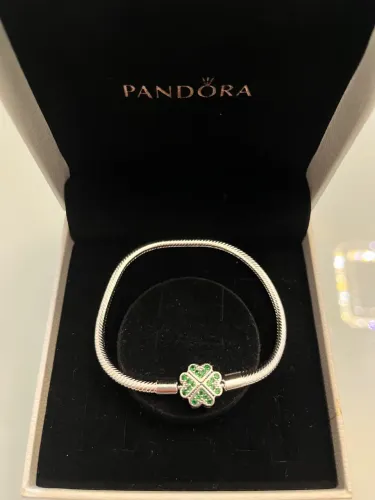 Pulseira Pandora Trevo da Sorte