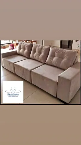 Sofá Retrátil 3 lugares - novo - direto da fábrica