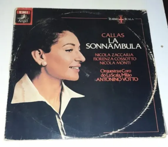 Lp Duplo Rarissimo,Maria Callas,La Sonnambula,Com Antonino Votto