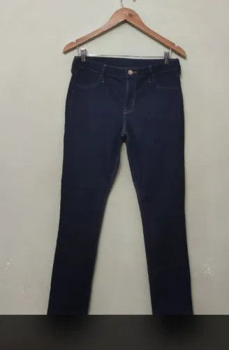 Calça Jeans Skinny Azul Escuro H&M