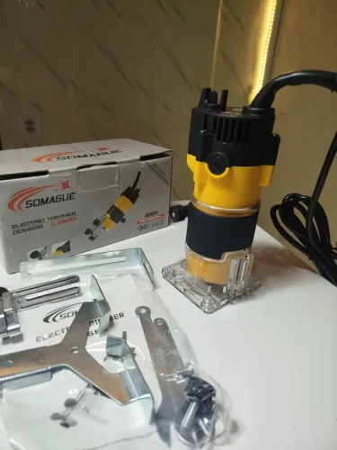 Tupia Laminadora Manual 6mm 650W com110V e 220V
