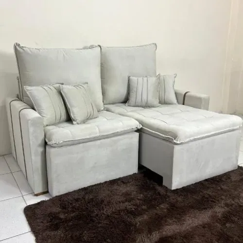 Sofá Cama Belém  Plus 1.80m Molas Bonnel l76