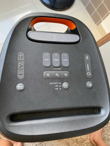 Caixa de som JBL, Partybox 310, + 2 microfones JBL 