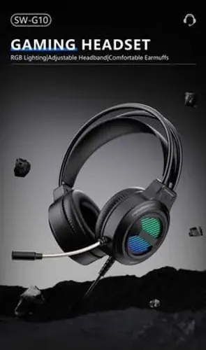 Headset Gamer RGB - Conforto e Qualidade!