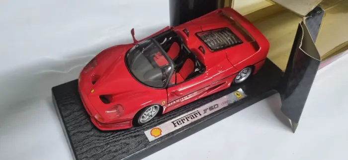 Ferrari F50 Coleção Shell - Raridade na caixa original 
