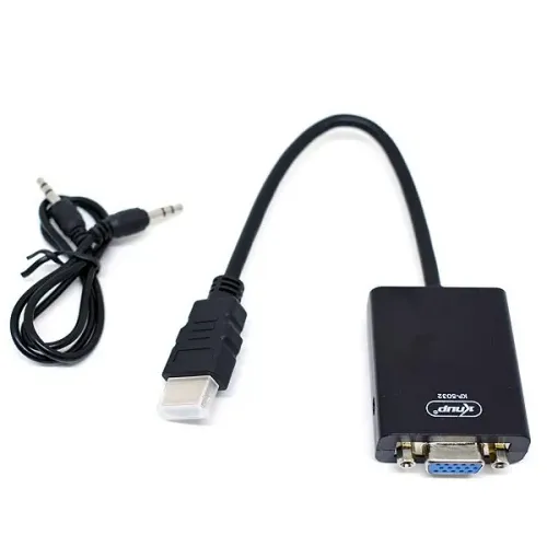 Adaptador Conversor HDMI para VGA com Saída de Áudio P2 - Knup em São Luís ma