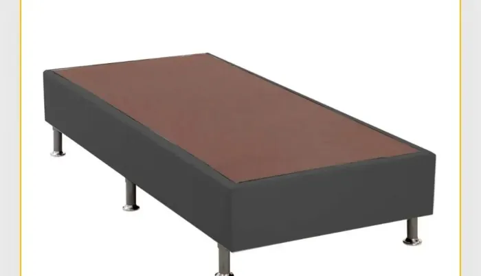 Base box cama de solteiro PRA SAIR LOGO