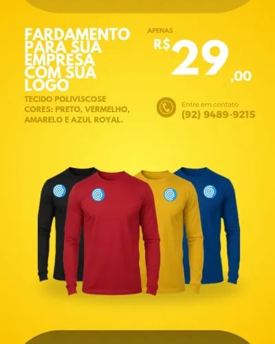 Camisa manga longa | Fardamento