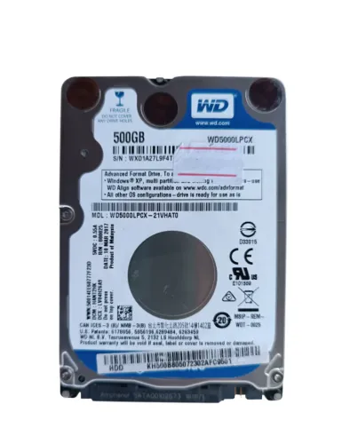 hd winchester wd 500gb wd5000lpcx k15