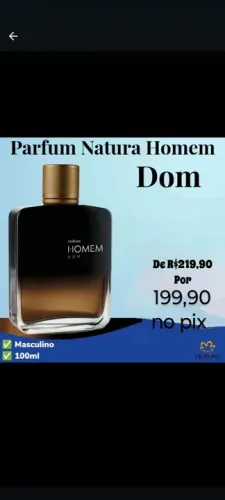 Perfume Natura Homem Dom 100ml