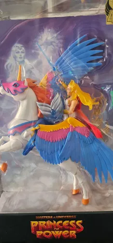 She - Ra com o ventania. Mattel