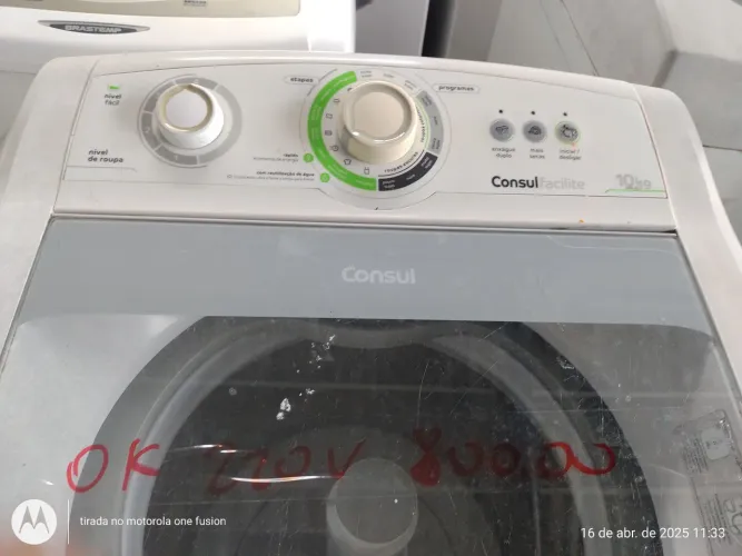 LAVADORA CONSUL FACILITE 10 KLS 220V