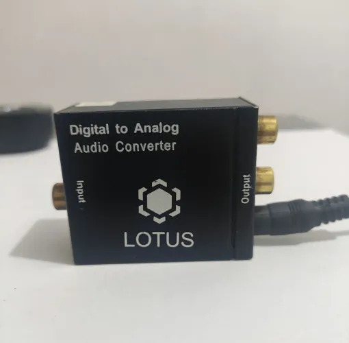 Conversor de Áudio Digital para Analógico Kit completo