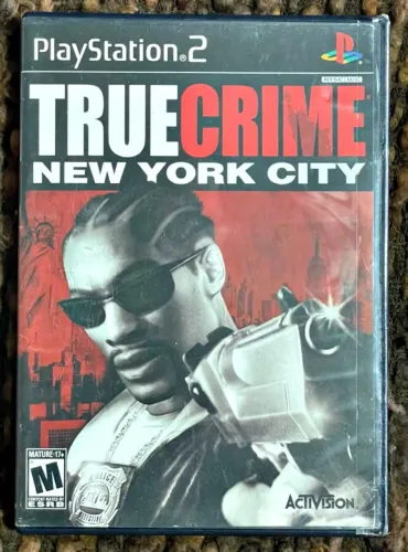 TRUE CRIME NEW YORK CITY ORIGINAL PLAYSTATION 2 PS2 BLACK LABEL COMPLETO COM MANUAL