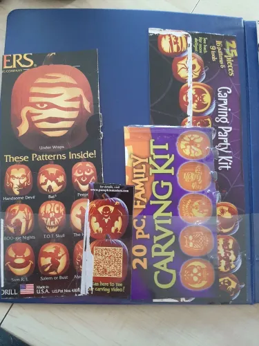 Kit para decorar abobora Halloween