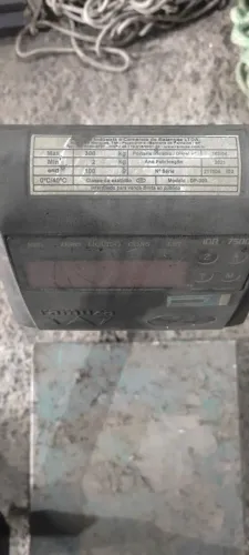 VENDA Balança Industrial Ramusa 300kg X 100g com plataforma 500 X 500 com coluna