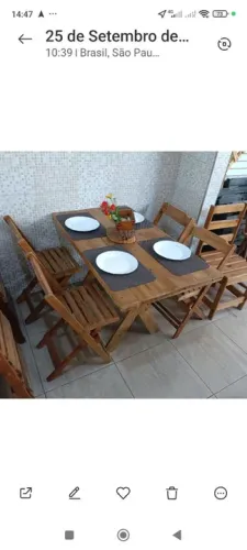 Mesa nova rústica para restaurante lanchonete Bar adega pizzaria casa sítio pousada