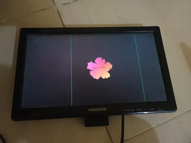 Monitor com 2 linha na tela troco por celular s21 funcionando mas com tela ruim/ quebrada