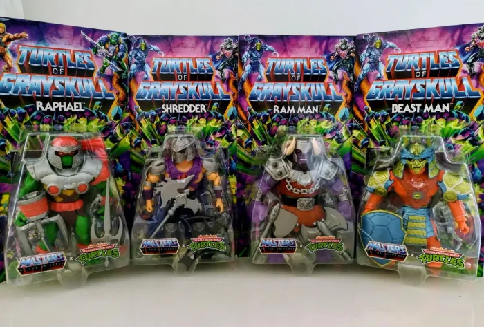 Turtles Of Grayskull - Pack Wave 2 - Raphael  Destruidor Fera Ariete 