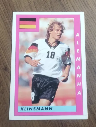 Card Multieditora C035 Copa 1994 - Klinsmann