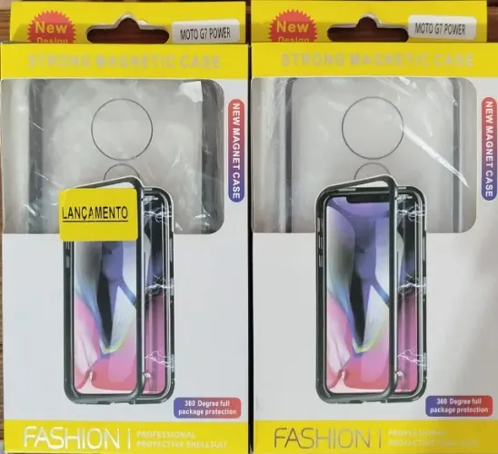 Case Magnético Capinha Compatível Celular Moto G7 Power, Vidro Só Atrás. Perguntas  (19) 9