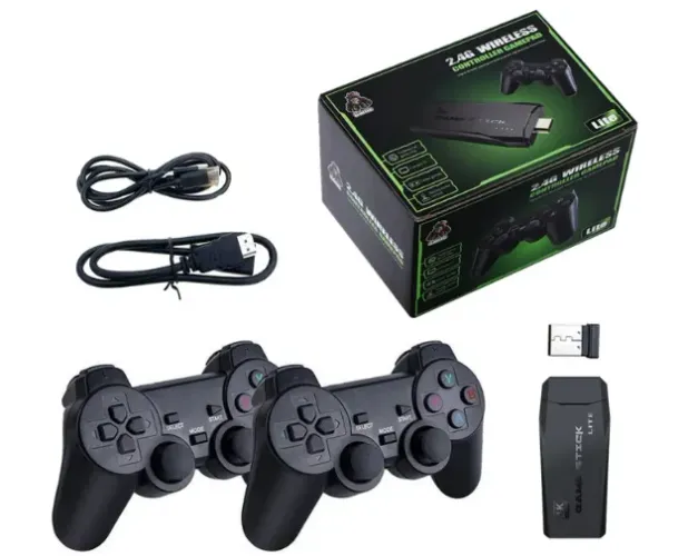 Leia Descrição Jogo Game compacto  wireless controller gamepad
