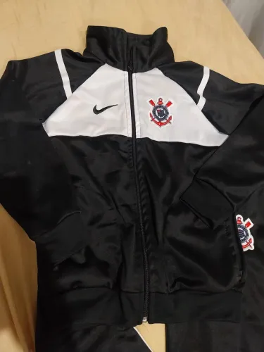 Conjunto Corinthians 8 frio calça e jaqueta
