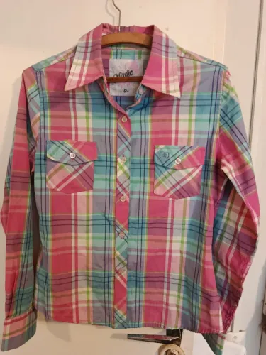 Camisa xadrez infantil P