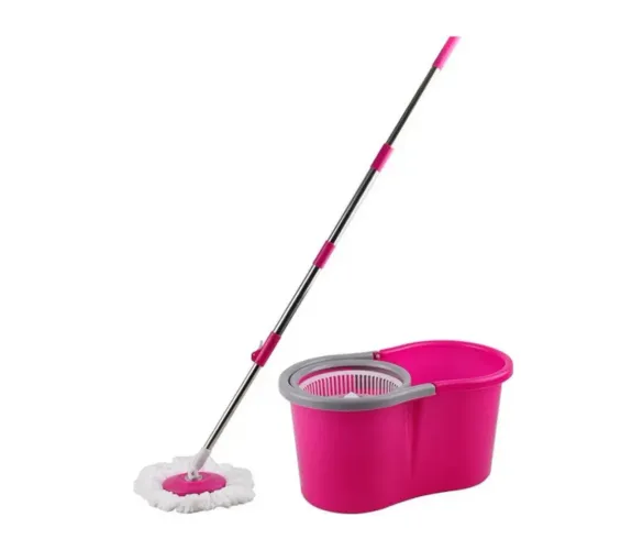 Kit de Limpeza Completo: Mop Giratório e Balde