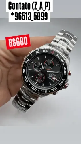 Relógio TAG HEUER SENNA MULTIFUNCIONAL COM ENTREGA 