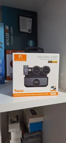 Microfone Sem Fio de Lapela 2 em 1 top promoção 145.00