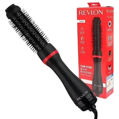 Escova Secadora Alisadora Modeladora Revlon One-Step Root Booster - Nova - Na garantia