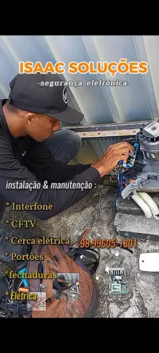 Trabalhamos *cerca elétrica*controle de acesso*motores portões*feixaduras *eletrica