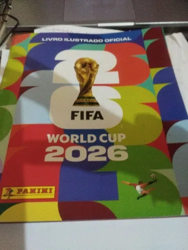 Álbum copa 2026 Panini 50% completo 