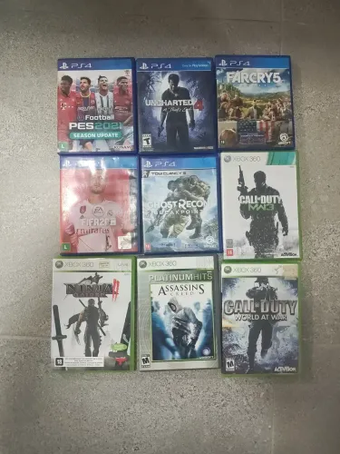 Vendo jogos do PS4 e XBOX 360