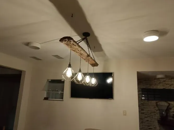 Luminária teto, Lustre de teto, rústico 