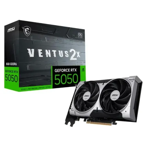 Placa De Vídeo NVIDIA RTX 5050 8GB GDDR6 128Bits