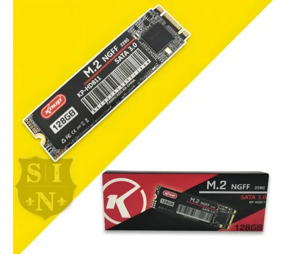 Ssd M.2 Ngff 128gb 2280 Sata 3.0 Knup - Kp-hd811 Cor Preto
