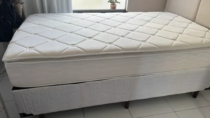 Cama box + colchão viúva