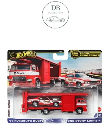 Hot Wheels Team Transport Plymouth Duster 73 e Second Story Lorry