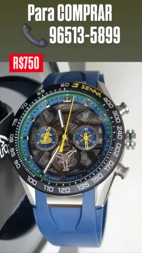 Relógio TAG HEUER CARRERA MODELO SENNA EDIÇÃO LIMITADA