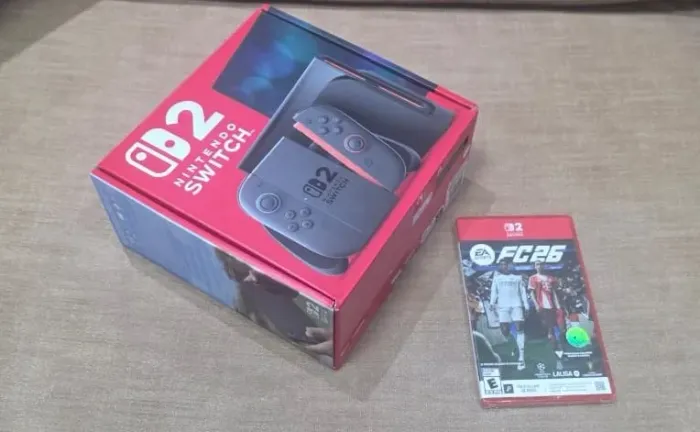 Console Portátil Nintendo Switch 2 + Jogo Ea FC2026 mídia física, Novo