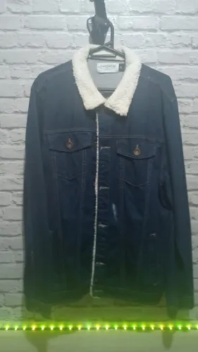 Jaqueta Jeans Golã de Lã