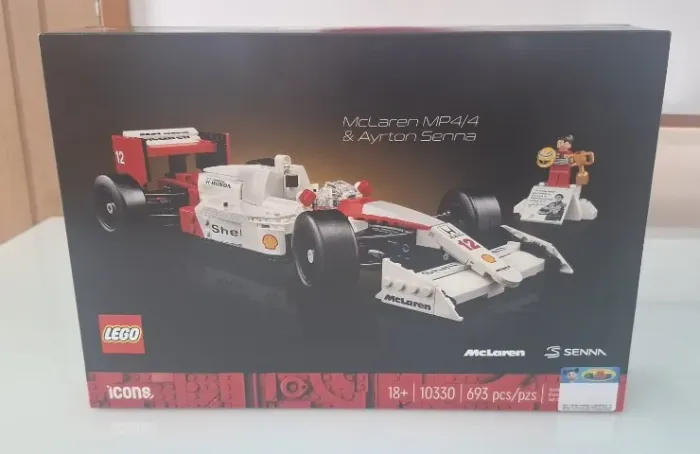 Ayrton Senna Mclaren LEGO  - Novo Lacrado