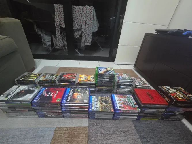 COLEÇÃO INTEIRA DE JOGOS MIDIA FÍSICA PS3/PS4/XBOX 360 E ONE/WII/PC