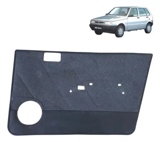 Forro Porta Lado Direito Uno 1996 2000 6 Cinza Cinza