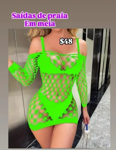 PROMOÇÃO- VESTIDO TELA VERDE BRASIL - VESTIDO ARRASTÃO -EM MEIA 