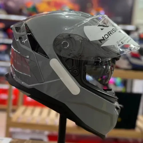 CAPACETE STRADA II MONOCOLOR NARDO GREY 12X NO CARTÃO 